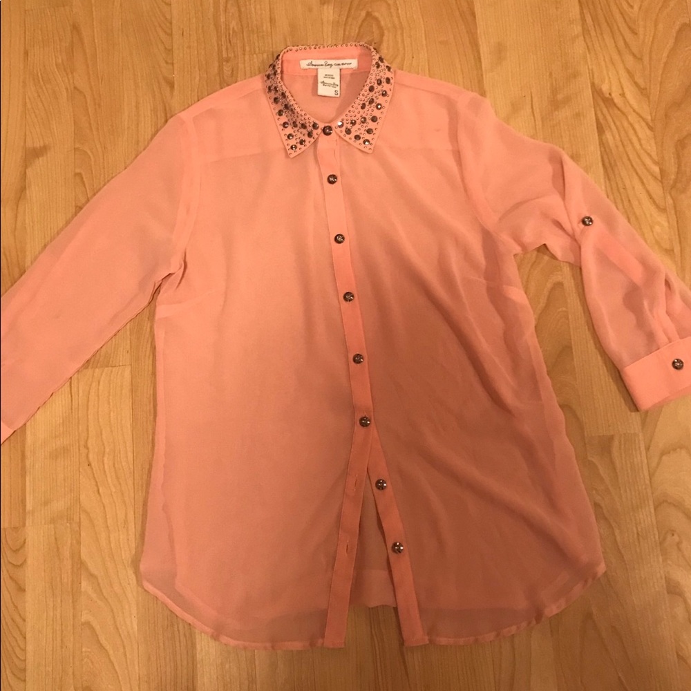 American Rag blouse with silver studs 😘
